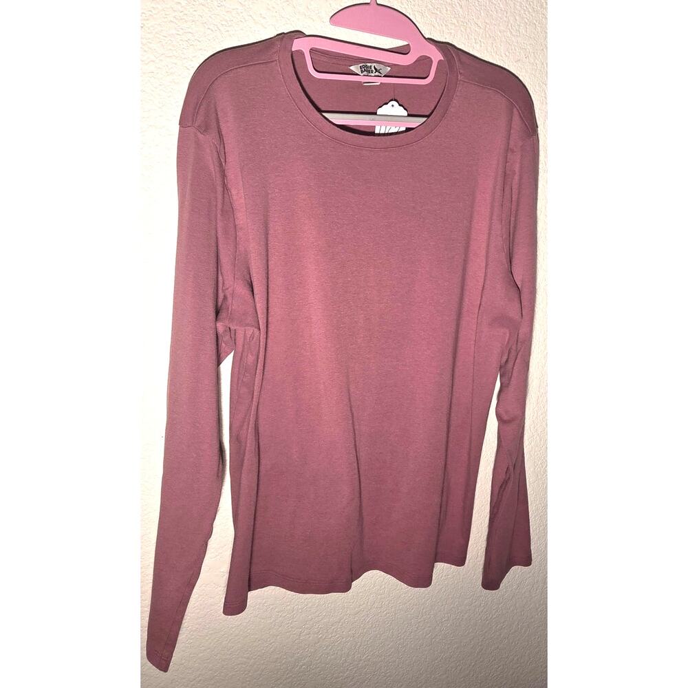 Eddie Bauer Women's XXL Burgundy Long Sleeve Shirt - Picture 2 of 5
